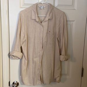Soft button down tunic